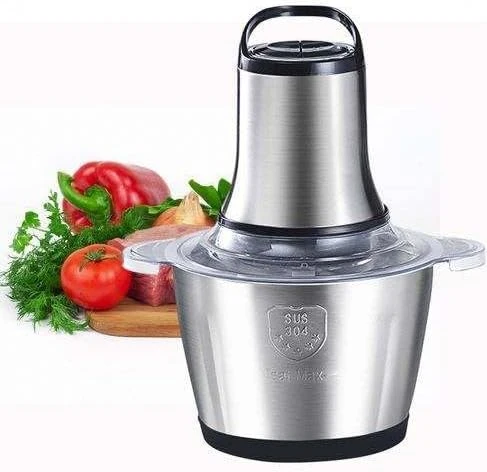 2L Meat Chopper 2 Liter Electric Food Chopper/Meat Processor with Garlic Skin Pe