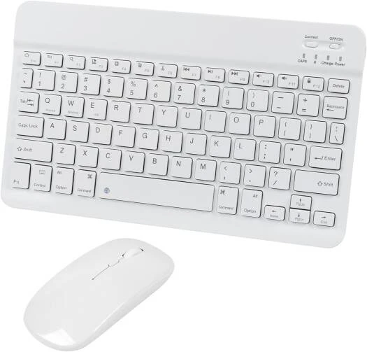 Bluetooth Wireless Keyboard and Mouse Combo – Sleek, Cord-Free Typing and Naviga