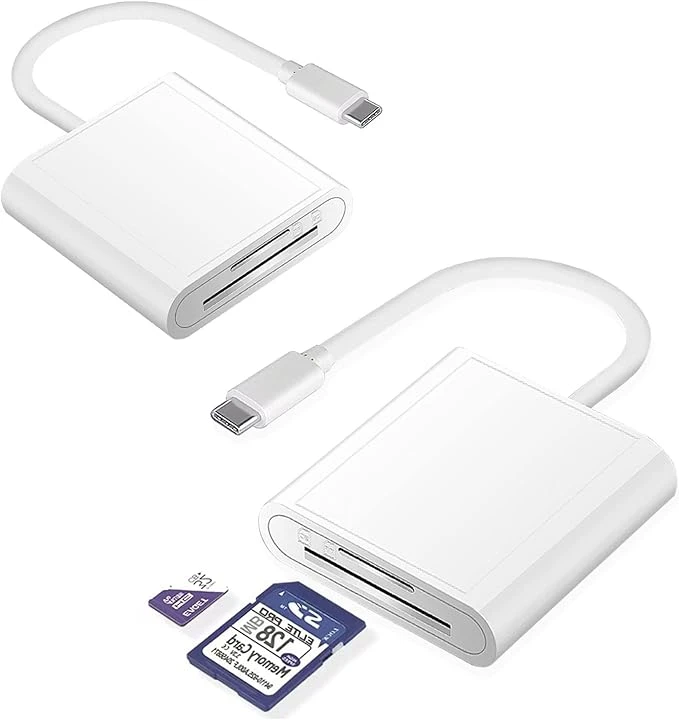 Wansurs 3-in-1 SD Card Reader for Android - USB Type-C Adapter for Micro SD and