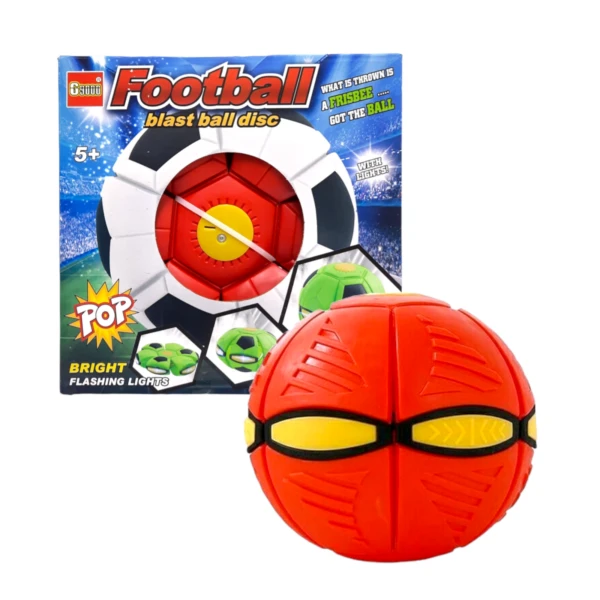 Football Blaster Disc - High-Flying Fun with Football Inspired Flying Disc Toy