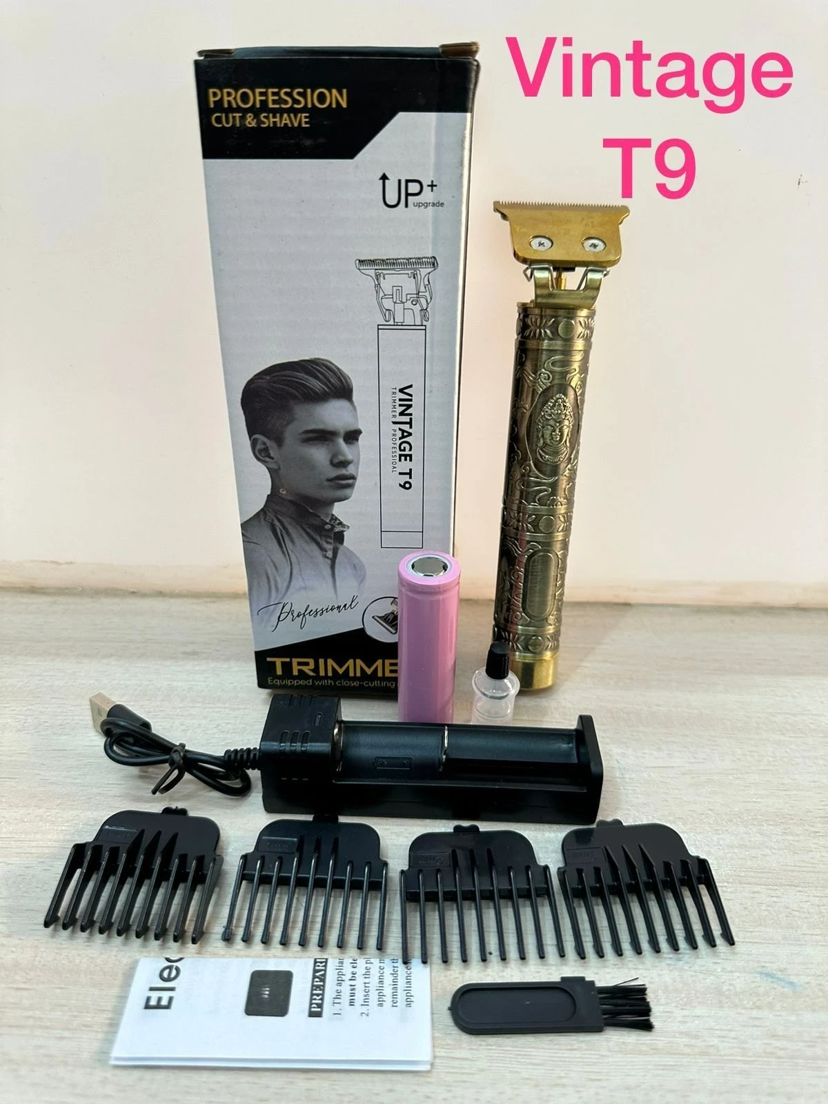 Vintage T9 Trimmer – Classic Design with Precision Trimming for Grooming Excelle