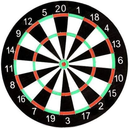 Dart Board 17-Inch  – Compact Fun for All Ages