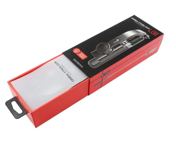 Anti-Shake Handheld Gimbal L08 Tripod Selfie Stick – Stabilized, All-in-One Blac