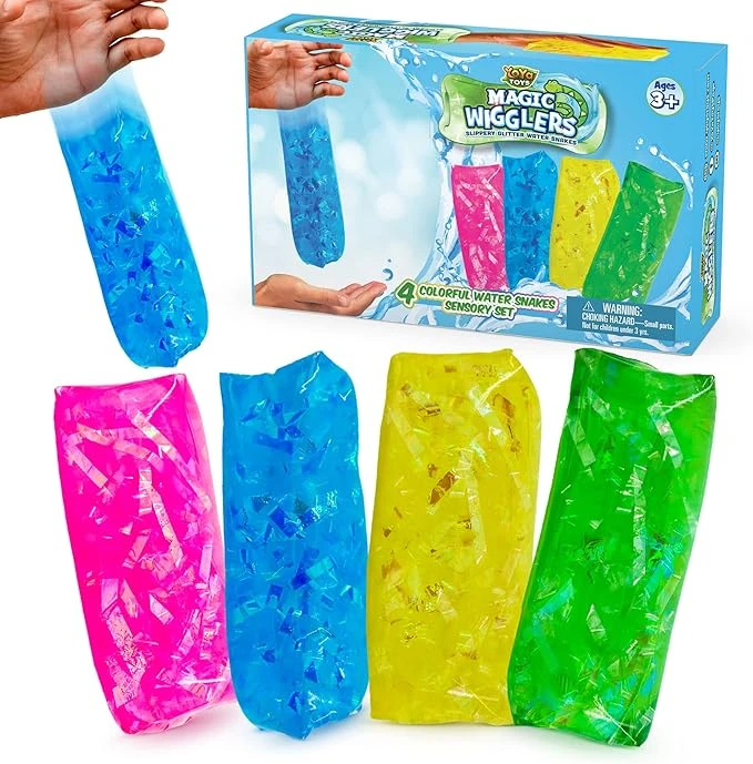 Water Snake Toy - Slippery, Fun Squeeze Toy for Kids and Stress Relief